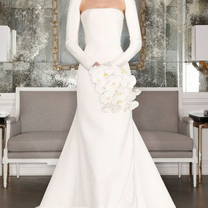 Romona Keveza Minimalist Wedding Dress RK7402